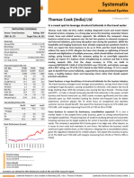 Systematix Thomas Cook India Initiating Coverage Note