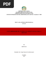 O Projecto Pap (G01 - Contabilidade de Custos e A Sua Relevância para A Gestão)