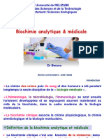 Biochimie Clinique Métabolique