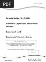 Tutorial Letter 101/3/2024: Information Organisation and Retrieval