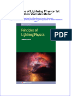 PDF Principles of Lightning Physics 1St Edition Vladislav Mazur Ebook Full Chapter