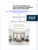 Textbook Religion in The Oval Office The Religious Lives of American Presidents 1St Edition Gary Scott Smith Ebook All Chapter PDF