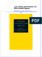 Full Chapter Pensions Law Policy and Practice 1St Edition Sinead Agnew PDF