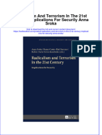 PDF Radicalism and Terrorism in The 21St Century Implications For Security Anna Sroka Ebook Full Chapter