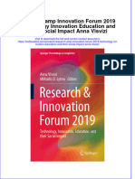 PDF Research Amp Innovation Forum 2019 Technology Innovation Education and Their Social Impact Anna Visvizi Ebook Full Chapter