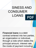 Business and Consumers Loan