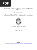 Casalánguida, H. Desarrollo de Familias de Aplicaciones Web Con Transformación de Modelos