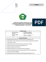 Naskah Soal Qurdits - Am Ta. 2022-2023 - Roudlatul Falah