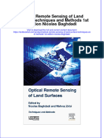 Full Chapter Optical Remote Sensing of Land Surface Techniques and Methods 1St Edition Nicolas Baghdadi PDF