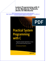 Full Chapter Practical System Programming With C 1St Edition Sri Manikanta Palakollu Palakollu Sri Manikanta PDF