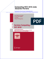 Textbook Services Computing SCC 2018 Joao Eduardo Ferreira Ebook All Chapter PDF