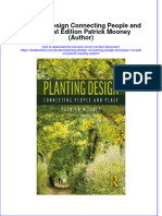 PDF Planting Design Connecting People and Place 1St Edition Patrick Mooney Author Ebook Full Chapter