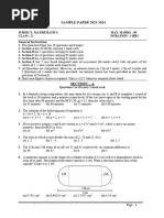 Maths Practice Paper