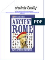 PDF Pocket Genius Ancient Rome First American Edition DK Publishing Ebook Full Chapter