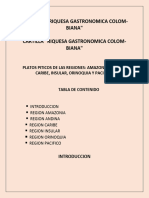 Cartilla Evidencia Gastronomia Colombiana