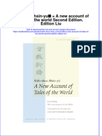 PDF Shih Shuo Hsin Yü A New Account of Tales of The World Second Edition Edition Liu Ebook Full Chapter