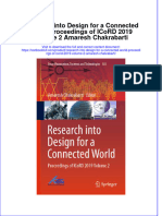 PDF Research Into Design For A Connected World Proceedings of Icord 2019 Volume 2 Amaresh Chakrabarti Ebook Full Chapter