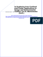 Textbook Small Angle Scattering From Confined and Interfacial Fluids Applications To Energy Storage and Environmental Science 1St Edition Yuri B Melnichenko Auth Ebook All Chapter PDF