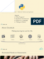 01 Python For Machine Learning - Python Introduction