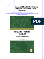 PDF Price and Financial Stability Rethinking Financial Markets 1St Edition David Harrison Ebook Full Chapter