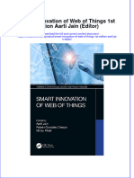 PDF Smart Innovation of Web of Things 1St Edition Aarti Jain Editor Ebook Full Chapter