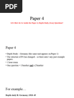 Tackling Paper 4 - Updated