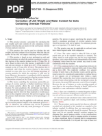 ASTM D4718-15 Standard Practice For Correction of Unit Weight