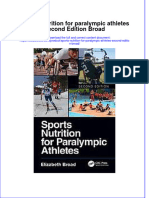 PDF Sports Nutrition For Paralympic Athletes Second Edition Broad Ebook Full Chapter