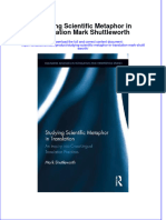 Textbook Studying Scientific Metaphor in Translation Mark Shuttleworth Ebook All Chapter PDF