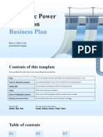 Hydraulic Power Production Business Plan