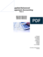 Applied/Advanced Management Accounting: MAC4861/MAC4862 NMA4861/NMA4862 ZMA4861/NMA4862