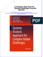 Textbook Systems Analysis Approach For Complex Global Challenges Priscilla Mensah Ebook All Chapter PDF