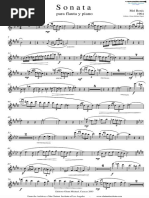 (Clarinet Institute) Bonis, Mel - Flute Sonata, Op.64 Flute