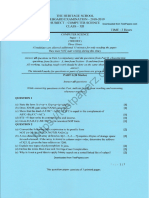 The Heritage ISC12 Computer Sc. Preboard 2019