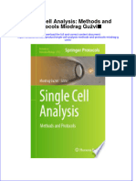 Full Chapter Single Cell Analysis Methods and Protocols Miodrag Guzvic PDF