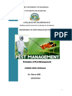 Principles of Pest Management - 2024