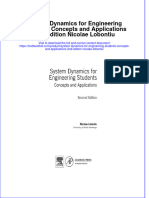 PDF System Dynamics For Engineering Students Concepts and Applications 2Nd Edition Nicolae Lobontiu Ebook Full Chapter