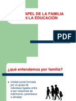 El Papel de La Familia en La Educación