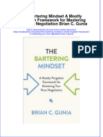 Textbook The Bartering Mindset A Mostly Forgotten Framework For Mastering Your Next Negotiation Brian C Gunia Ebook All Chapter PDF