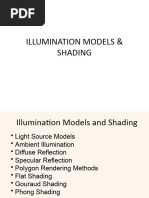 Unit-4 Illumination & Colour Models