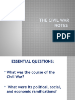 The Civil War Notes (Autosaved)