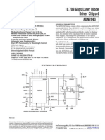 10.709 Gbps Laser Diode Driver Chipset: A To 1200 A