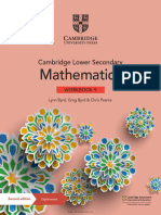 Cambridge Lower Secondary Mathematics 2ed 9 Workbook