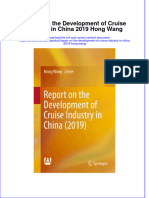 Full Chapter Report On The Development of Cruise Industry in China 2019 Hong Wang PDF