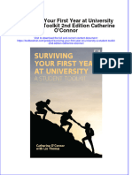 Full Chapter Surviving Your First Year at University A Student Toolkit 2Nd Edition Catherine Oconnor PDF