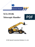 操作与保养手册 伸缩臂叉车XC6 3514K（英文版）