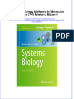 Full Chapter Systems Biology Methods in Molecular Biology 2745 Mariano Bizzarri PDF