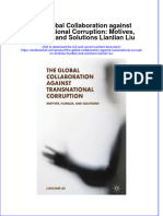 Textbook The Global Collaboration Against Transnational Corruption Motives Hurdles and Solutions Lianlian Liu Ebook All Chapter PDF