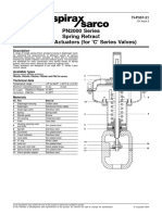 PN2000 Series Spring Retract Pneumatic Actuators (For 'C' Series Valves)