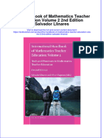 PDF The Handbook of Mathematics Teacher Education Volume 2 2Nd Edition Salvador Llinares Ebook Full Chapter